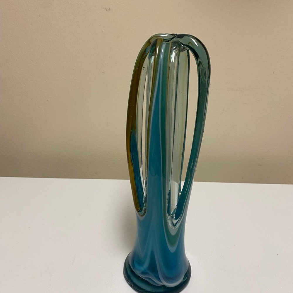 Multiple colored glass art